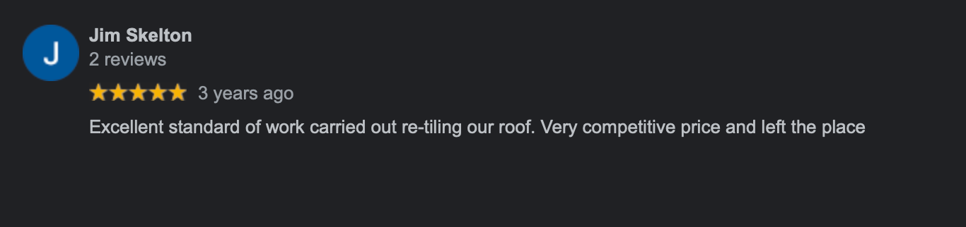 RoyalRoofing-Review1 reviews 2 royale roofing Roofers in Fife, Dundee & Kirkcaldy