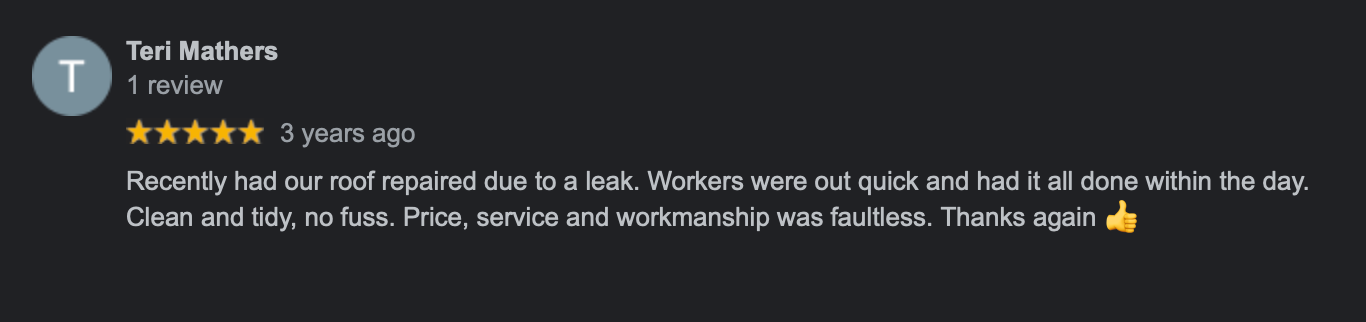 RoyalRoofing-Review3 reviews royale roofing Roofers in Fife, Dundee & Kirkcaldy
